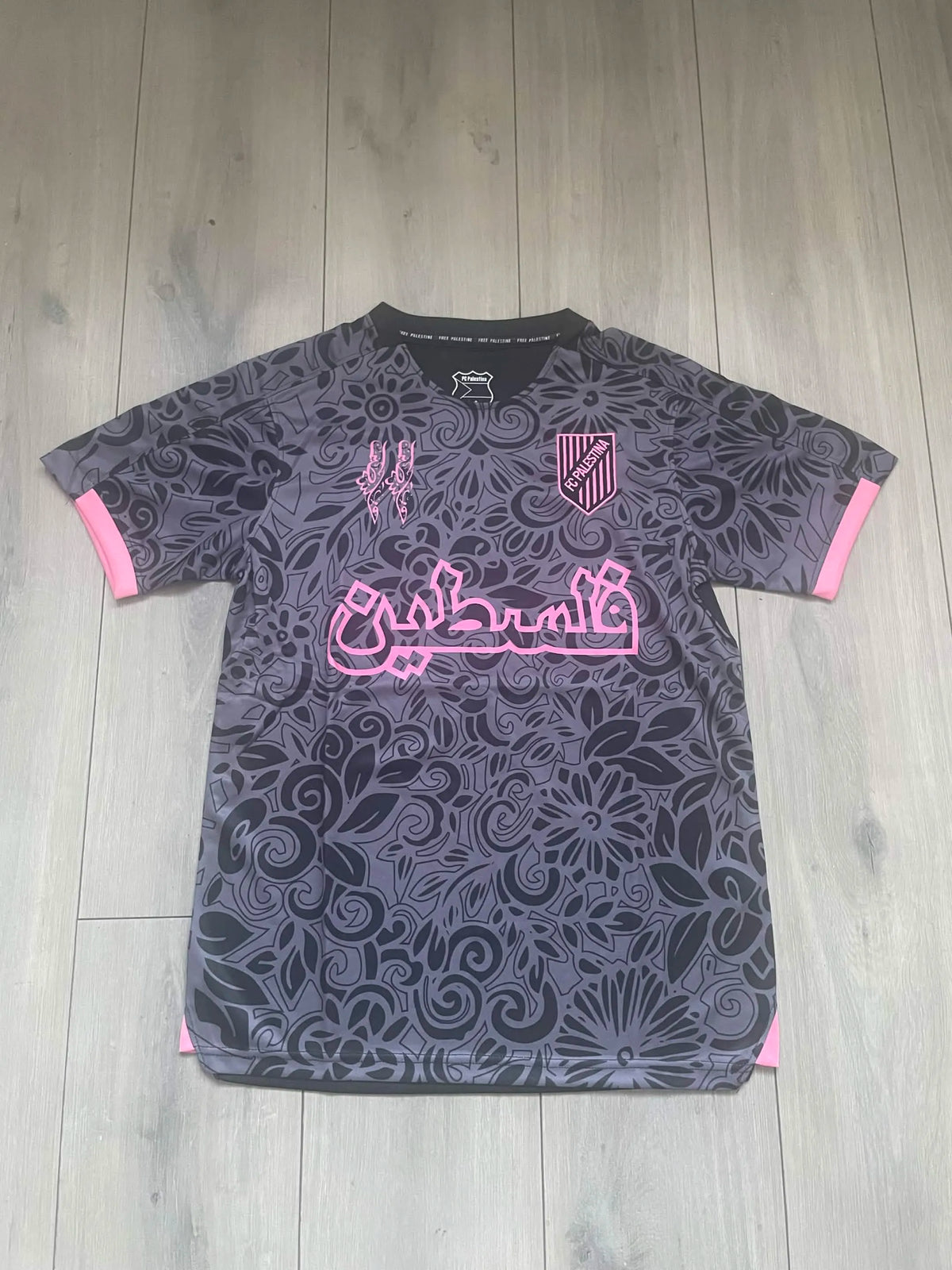 Palestine Jersey - Pink/Grey