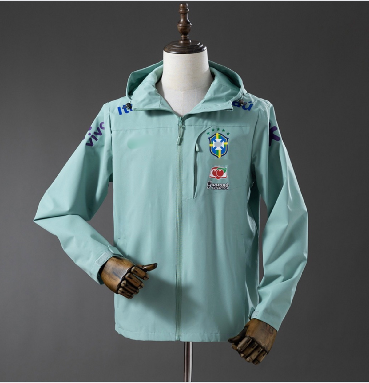 Brazil Windbreaker - Mint Green