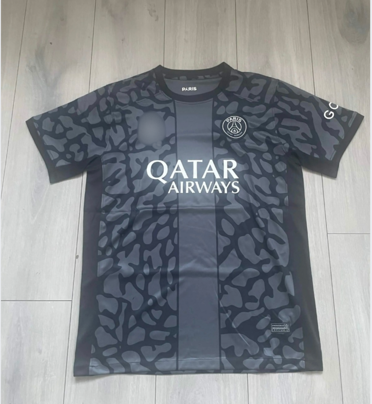 PSG Jersey - Black Camouflage