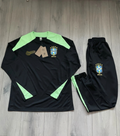 Brazil 24/25 Tracksuit - Black/Green